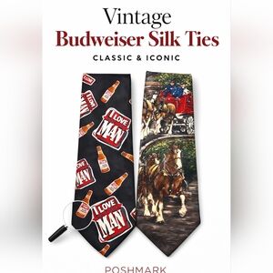 Budweiser silk Beer of Beer‎ ties
